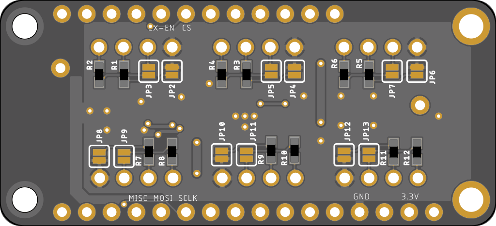 Bottom side solder jumpers