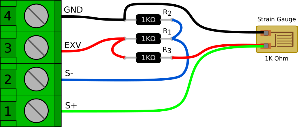 Quarter bridge wiring diagram